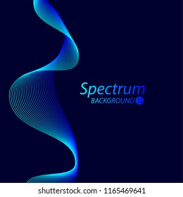 Blue wave background