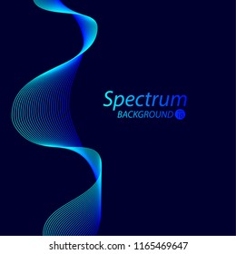 Blue wave background