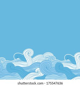 Blue Wave background