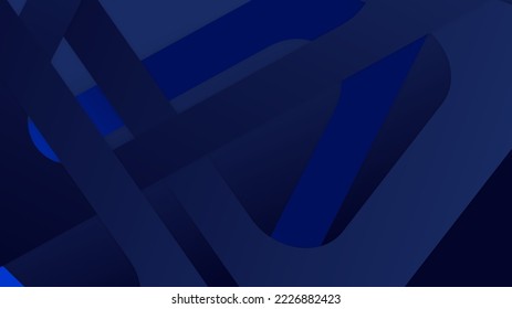 Blue wave background. Abstract curve line. Technology vector. Colorful shiny wave with lines pattern. Curved wavy line, abstract stripes. Dynamic blue background. Banner with motion effect.