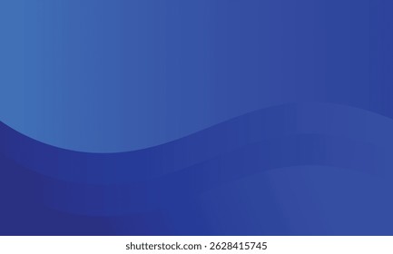 Blue wave background design for presentatiton