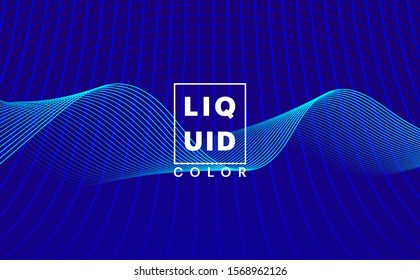Blue wave background EPS 10, blend background
