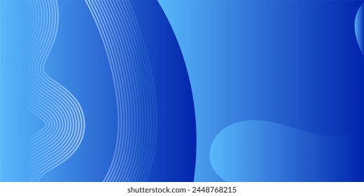 blue wave background with glowing lines