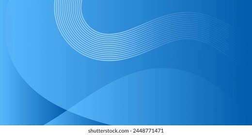 blue wave background with glowing lines