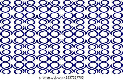 Imagen de Vector de ilustración de fondo de onda azul, línea de columna de Vertical curva tira Patrón de tela tradicional chino tailandés, cápsula de burbuja, línea azul
