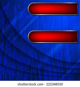 The blue wave background with infographic element