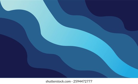 blue wave background like sea water suitable for various digital projects such as slides, flyers, posters etc.