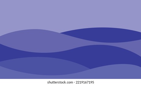 Fondo de onda azul con estilo de papel