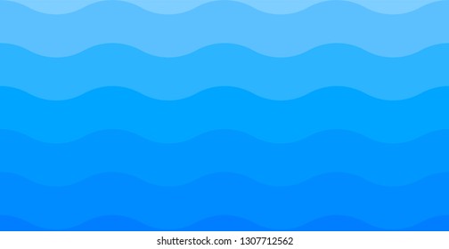 Blue wave background pattern design