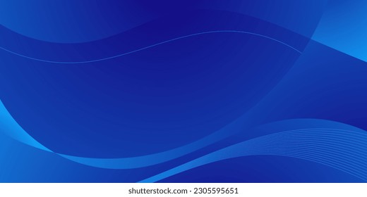 blue wave background with space area