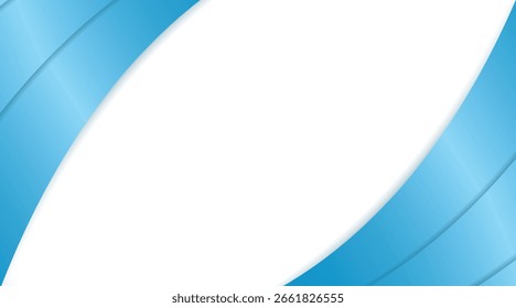 Blauer Wellenhintergrund mit Space Text für Präsentation und Branding