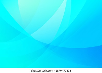 blauer Hintergrund. transparente Form