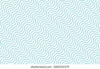 Blue wave background.Diagonal blue water lines isolated on white background.Vector graphic illustration.