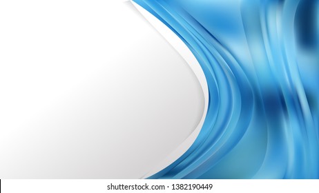 Blue Wave Business Background Design