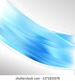 Blue Wave Business Background Vector Art