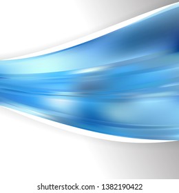 Blue Wave Business Background Vector