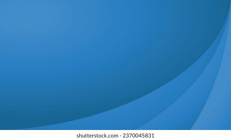 Blue wave circle paper background