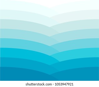 Blue wave color gradient abstract background