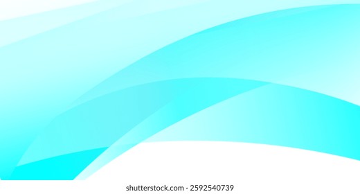 Blue wave colour background abstract art vector.