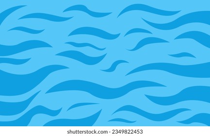 Blue wave current abstract background