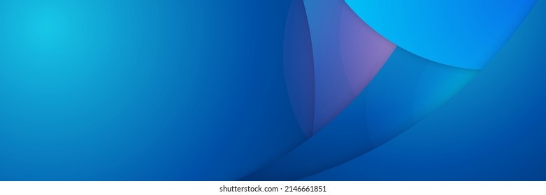 Fondo abstracto de la curva de onda azul para el banner ancho, encabezado web, fondo de presentación. Moderno diseño de estilo empresarial de fondo azul oscuro