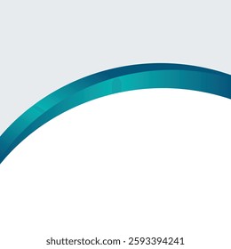 Blue Wave Curve Abstract Background