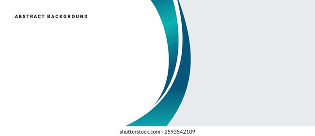 Blue Wave Curve Abstract Background