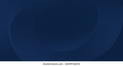 Blue wave curve abstract presentation background. Luxury paper cut background. 