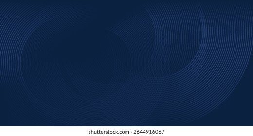 Blue wave curve abstract presentation background. Luxury paper cut background. modern