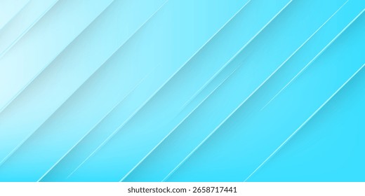 Linhas curvas de onda azul para apresentações, ilustração de artigos e publicações sobre tendências e inovações tecnológicas, capas de revistas tecnológicas. Arco claro em cores azuis.	