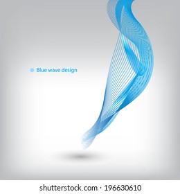 Blue wave design
