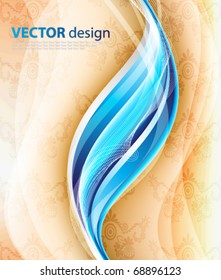 Blue wave design