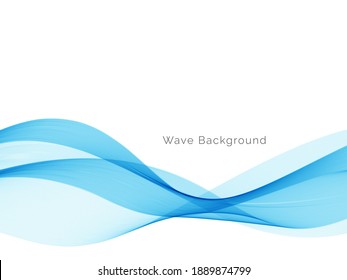 Blue wave design abstract background