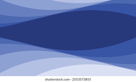 Blue wave design vector image for element design backdrop or presentation