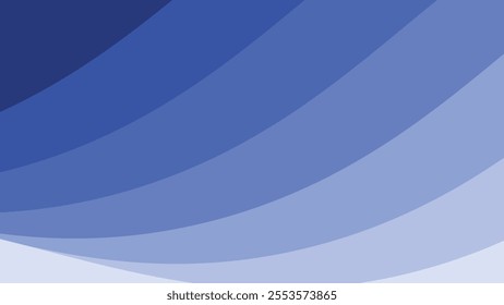 Blue wave design vector image for element design backdrop or presentation