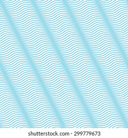 Blue wave diagonal pattern