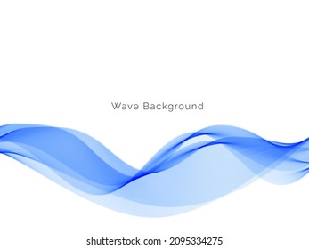 Vector de fondo de diseño de oleaje azul