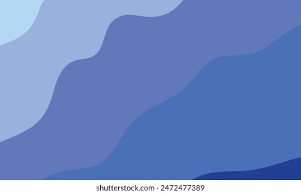 Vector de fondo abstracto geométrico de onda azul