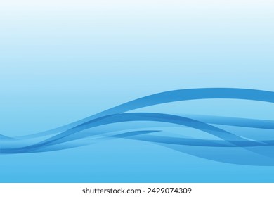 blue wave gradient abstract background