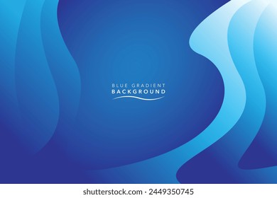 blue wave gradient abstract background