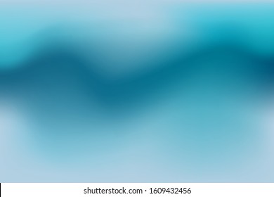Blue wave gradient background, Abstract background, Copy space.