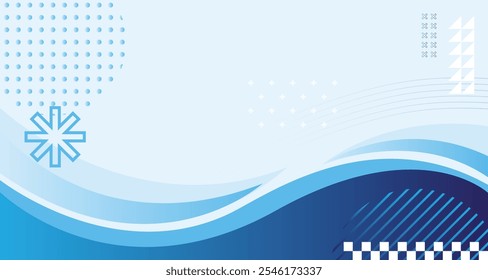 Blue wave gradient background with dark blue and gold yellow color for company bussiness corporation banner advertisement presentation promotion marketing needs