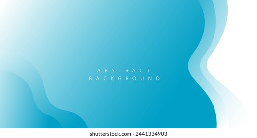 Blue wave layer modern background with space for text and message. template design