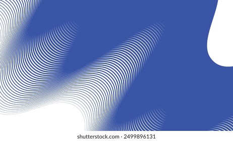 Blue wave line pattern abstract background for backdrop or presentation