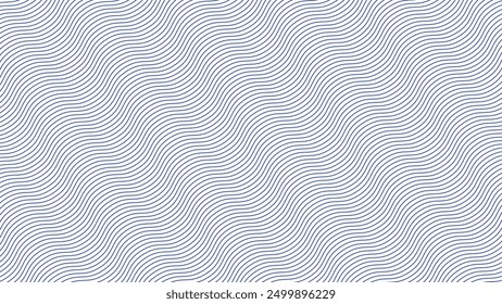 Blue wave line pattern abstract background for backdrop or presentation
