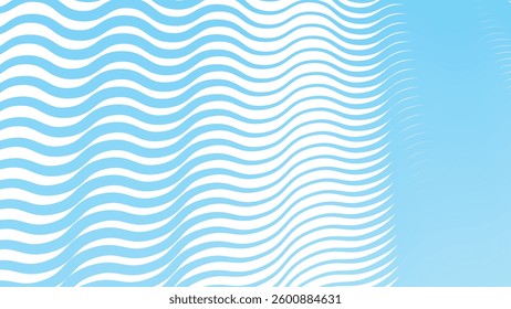 Blue wave line pattern abstract background for backdrop or fabric style