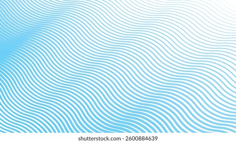 Blue wave line pattern abstract background for backdrop or fabric style