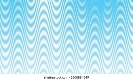 Blue wave line pattern abstract background for backdrop or fabric style