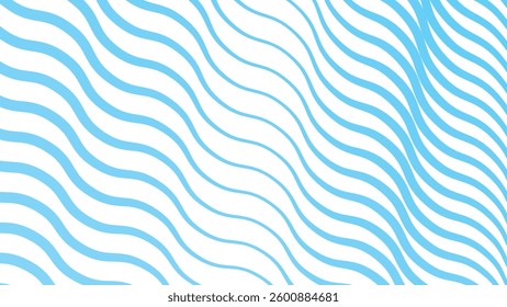 Blue wave line pattern abstract background for backdrop or fabric style