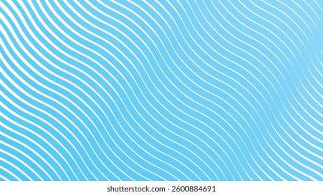 Blue wave line pattern abstract background for backdrop or fabric style